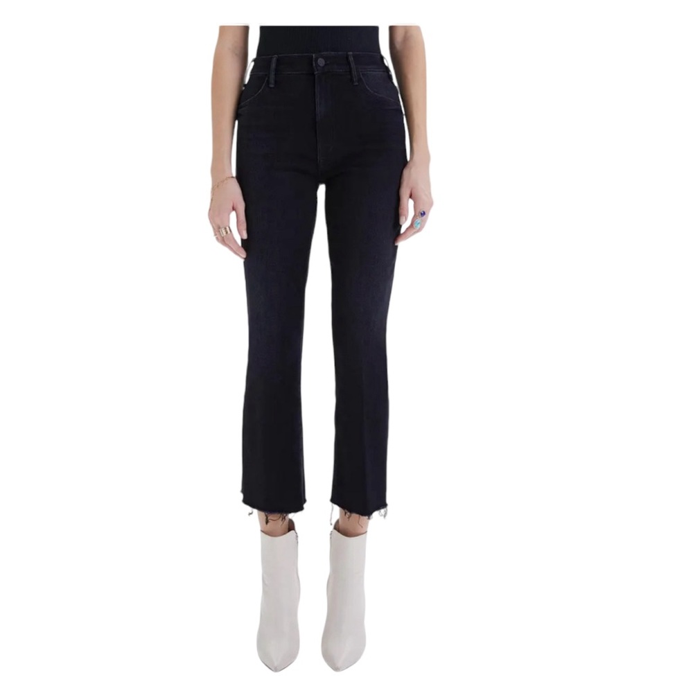 MOTHER The Hustler Ankle Fray Jeans Encounters At Night Wash Women’s 24 NWT
